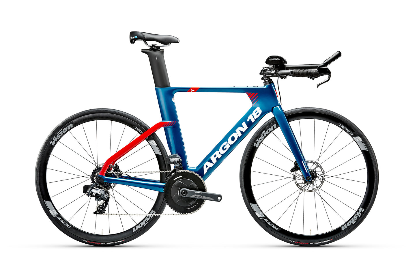 E117 Tri Disc XS Blue/Red SRAM Force eTap AXS